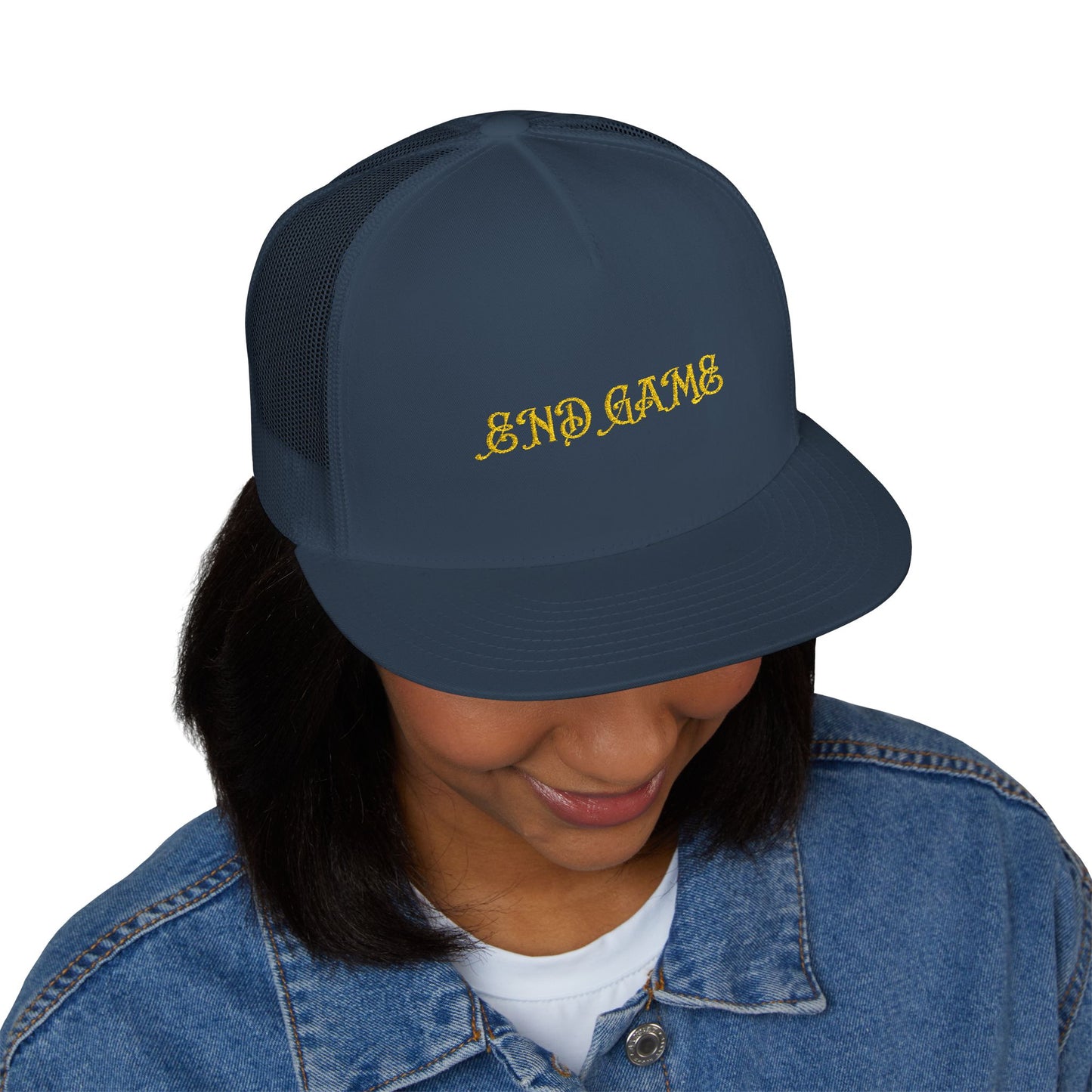 End Game Embroidered Trucker Cap