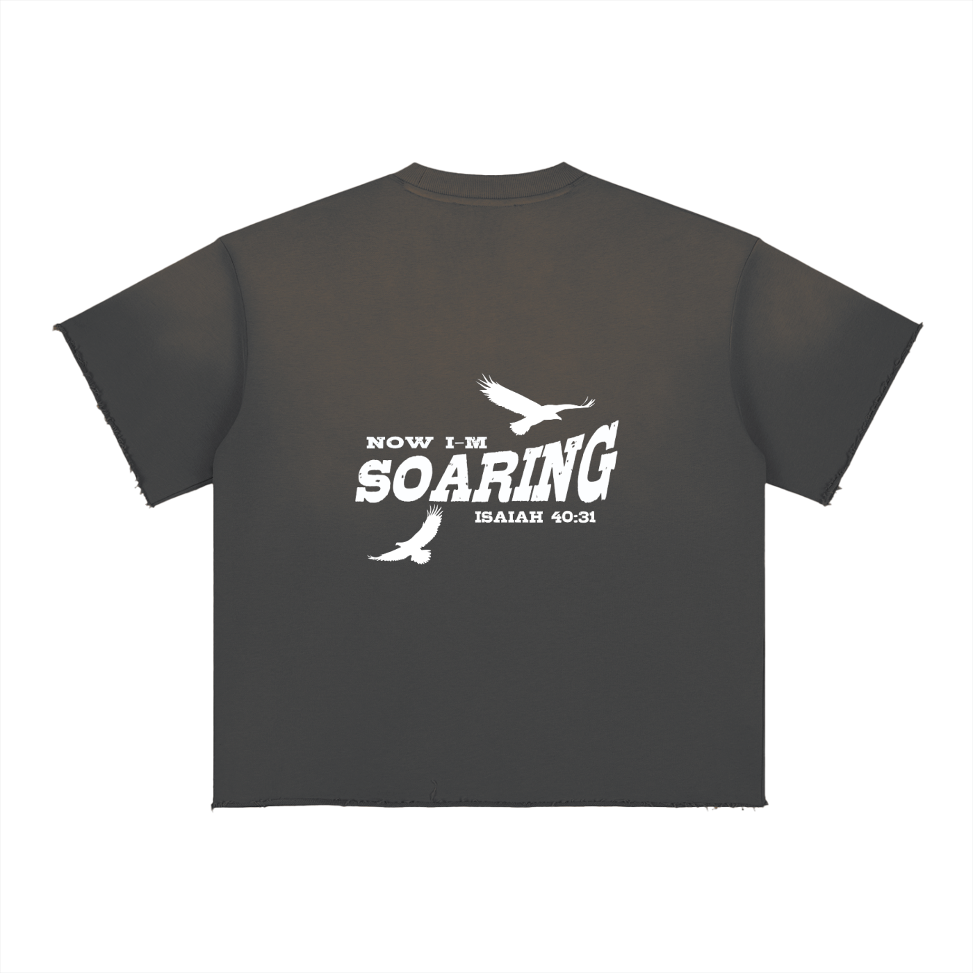 Soaring Sun Fade Raw Edge T-Shirt