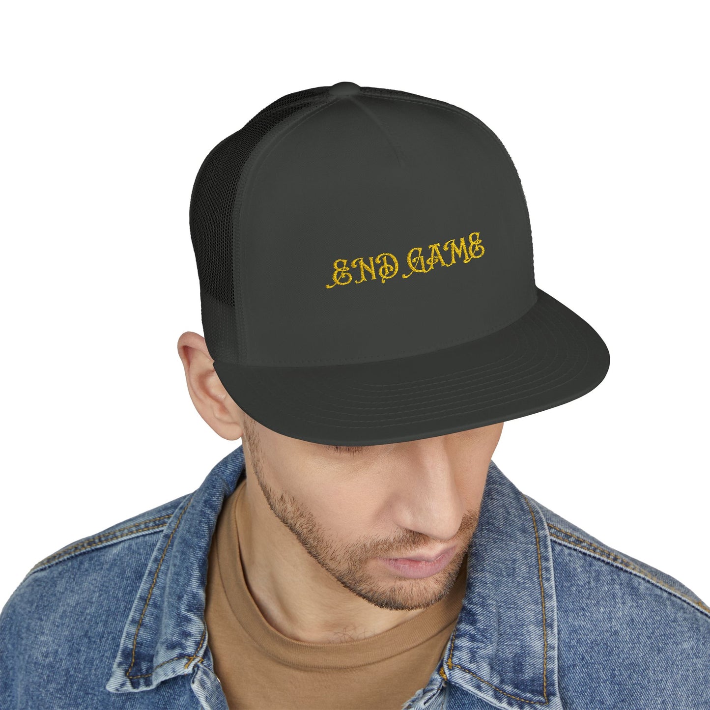 End Game Embroidered Trucker Cap