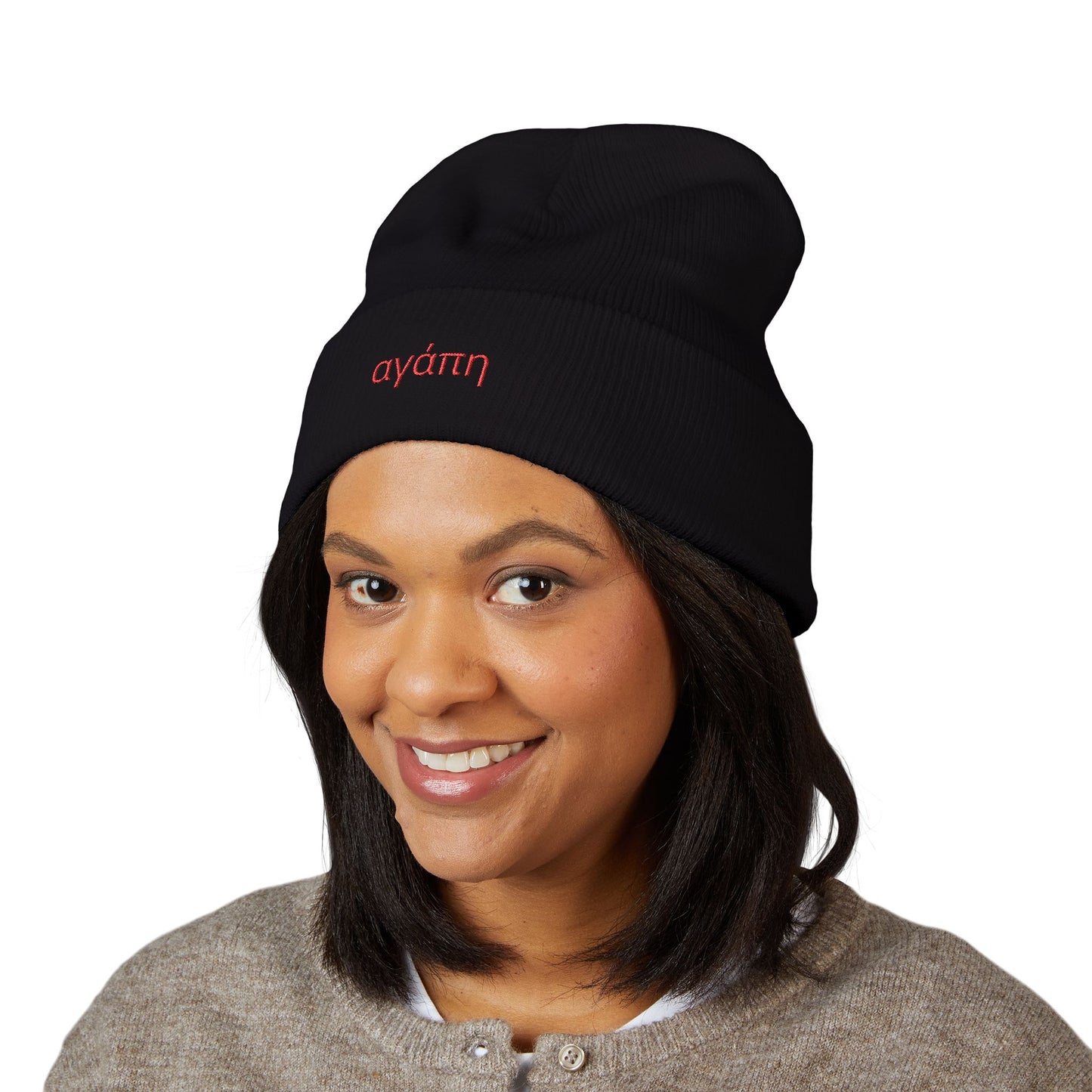 Agape (Love) Embroidered Winter Hat