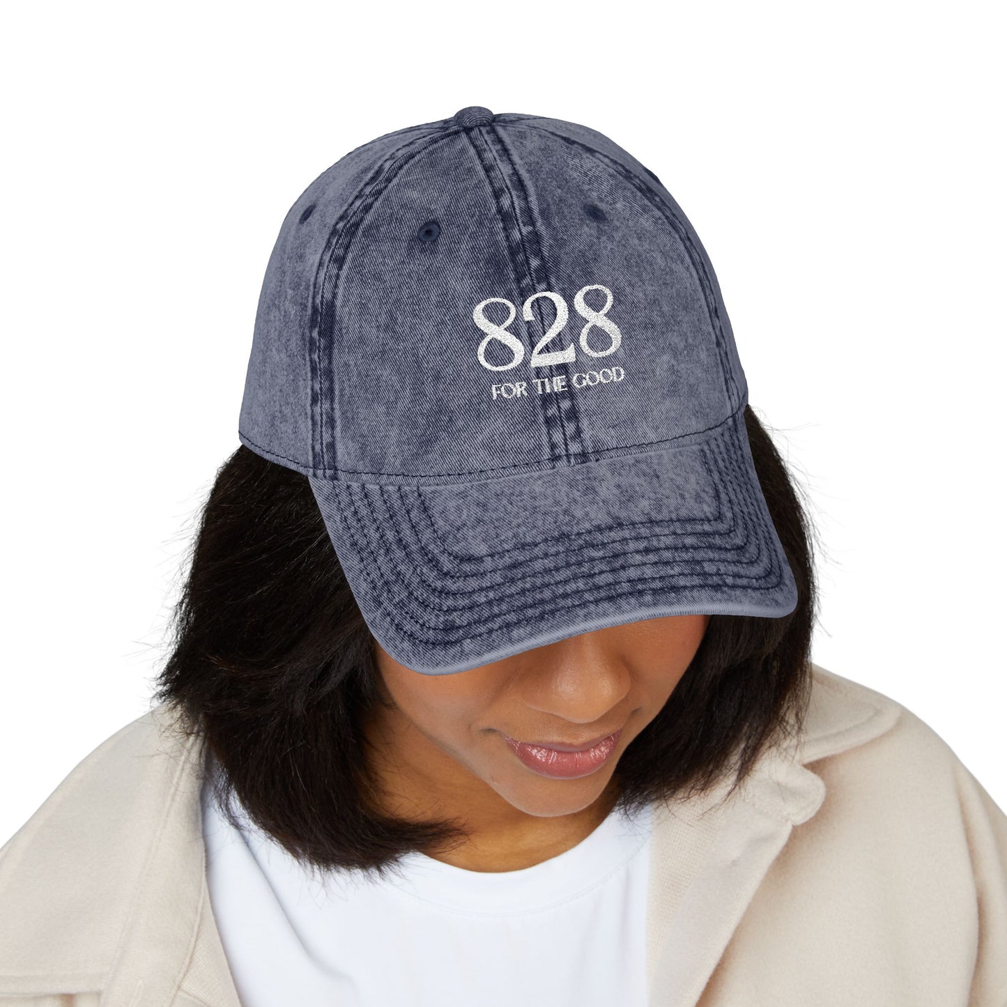 828 Vintage Embroidered Cap
