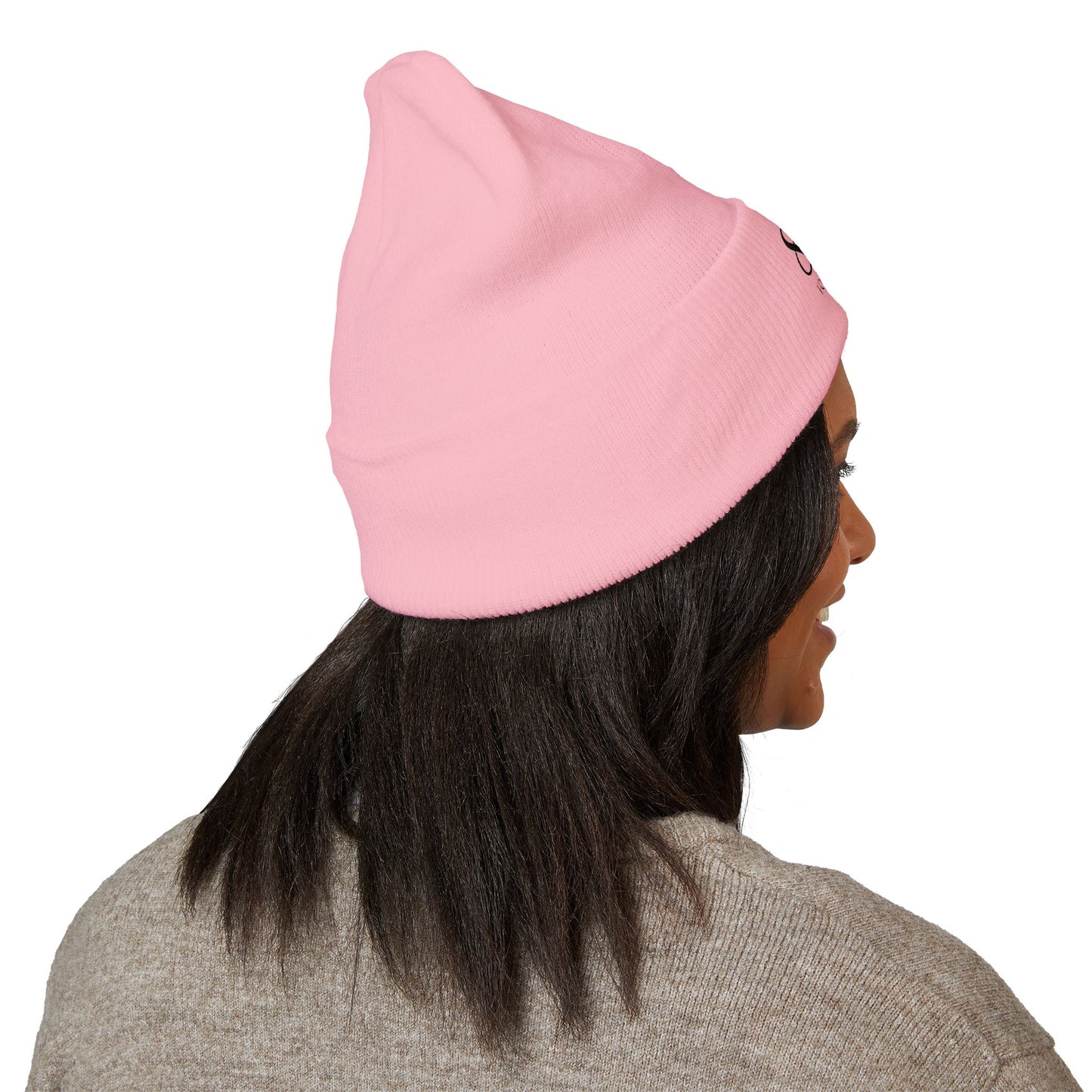 828 Embroidered Cuffed Beanie
