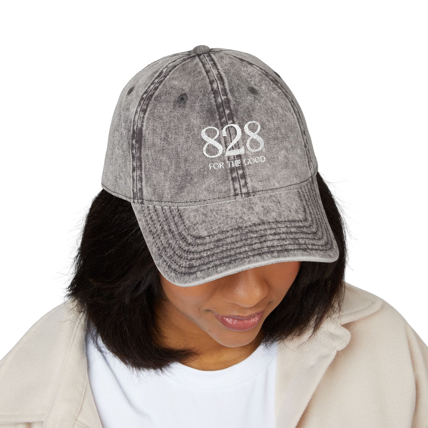 828 Vintage Embroidered Cap