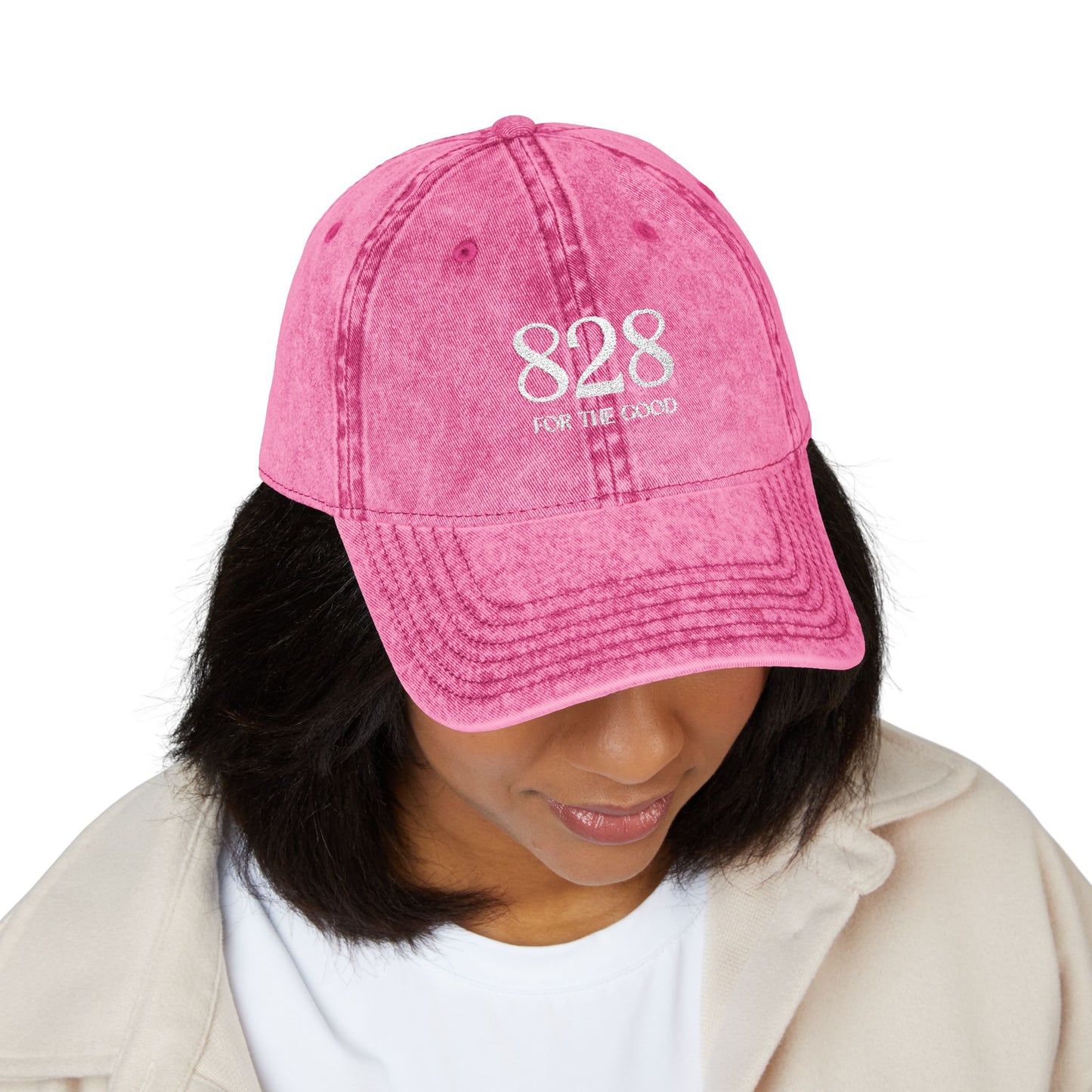 828 Vintage Embroidered Cap