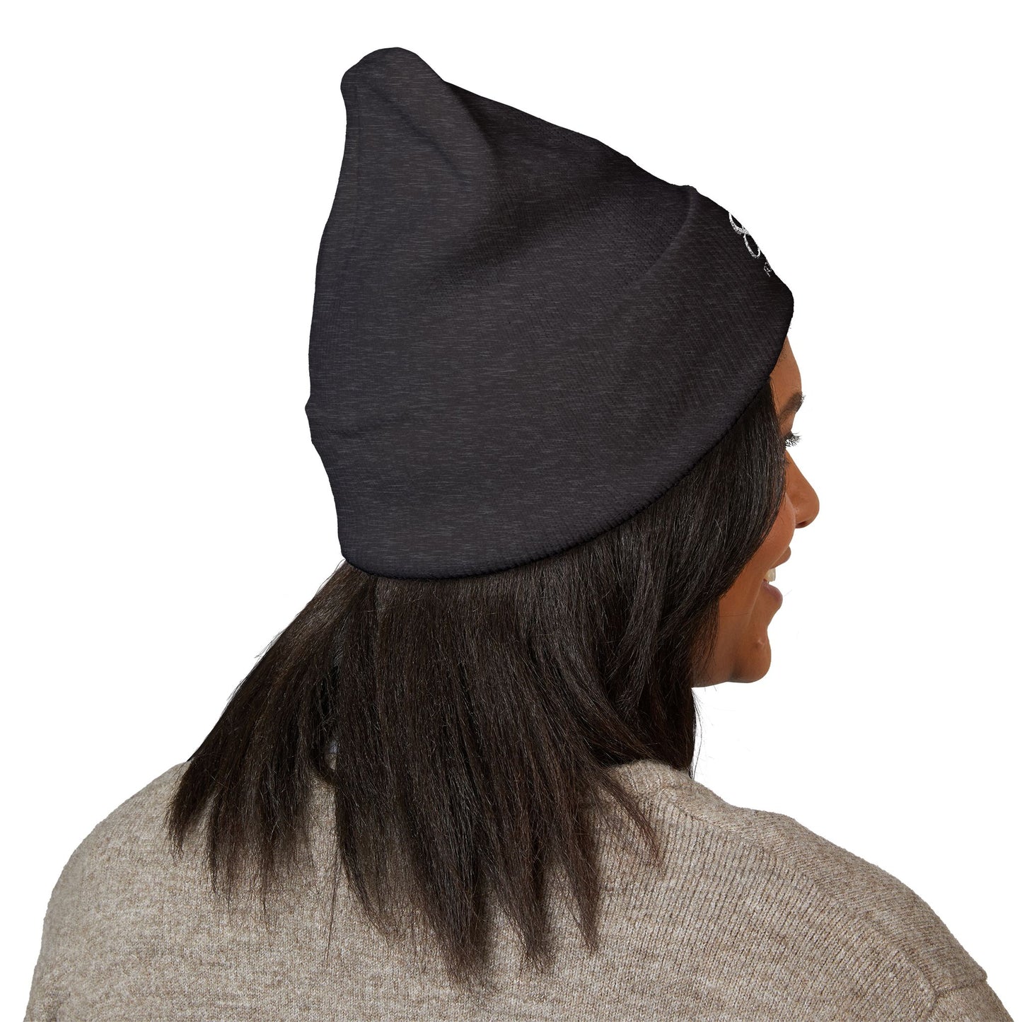 828 Embroidered Cuffed Beanie