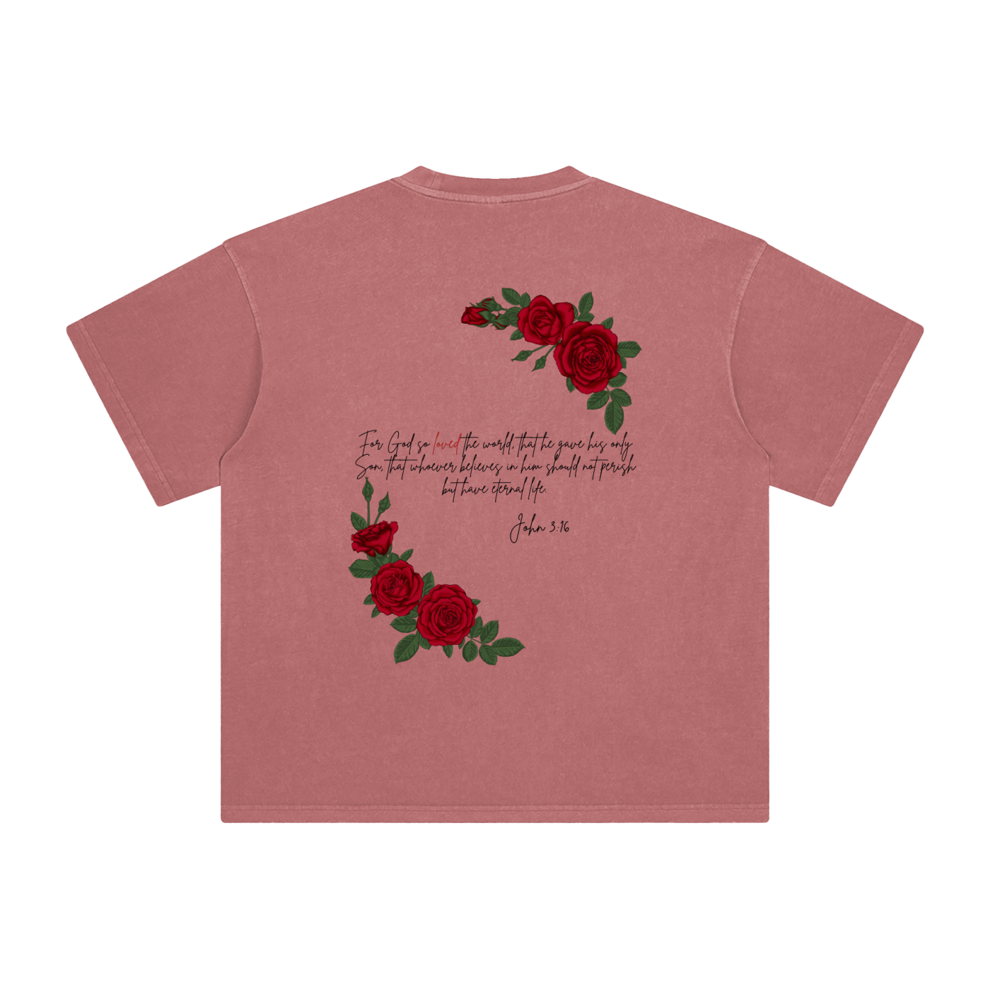 Agape (Love) Unisex Washed T-Shirt