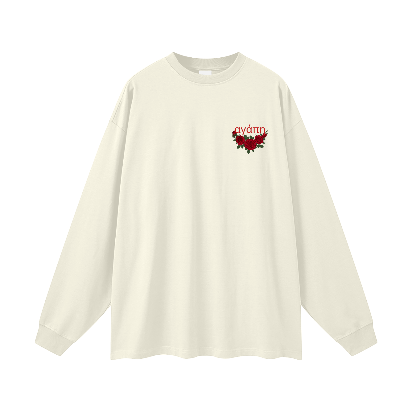 Agape (Love) Oversized Unisex Long Sleeve T-Shirt