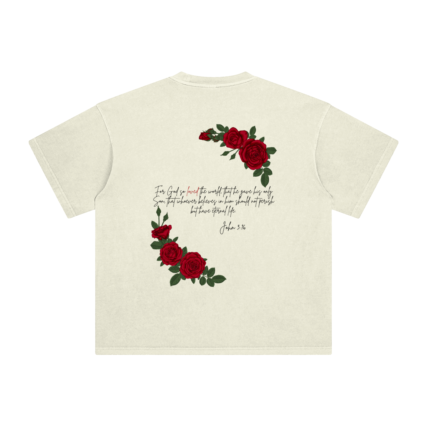Agape (Love) Unisex Washed T-Shirt