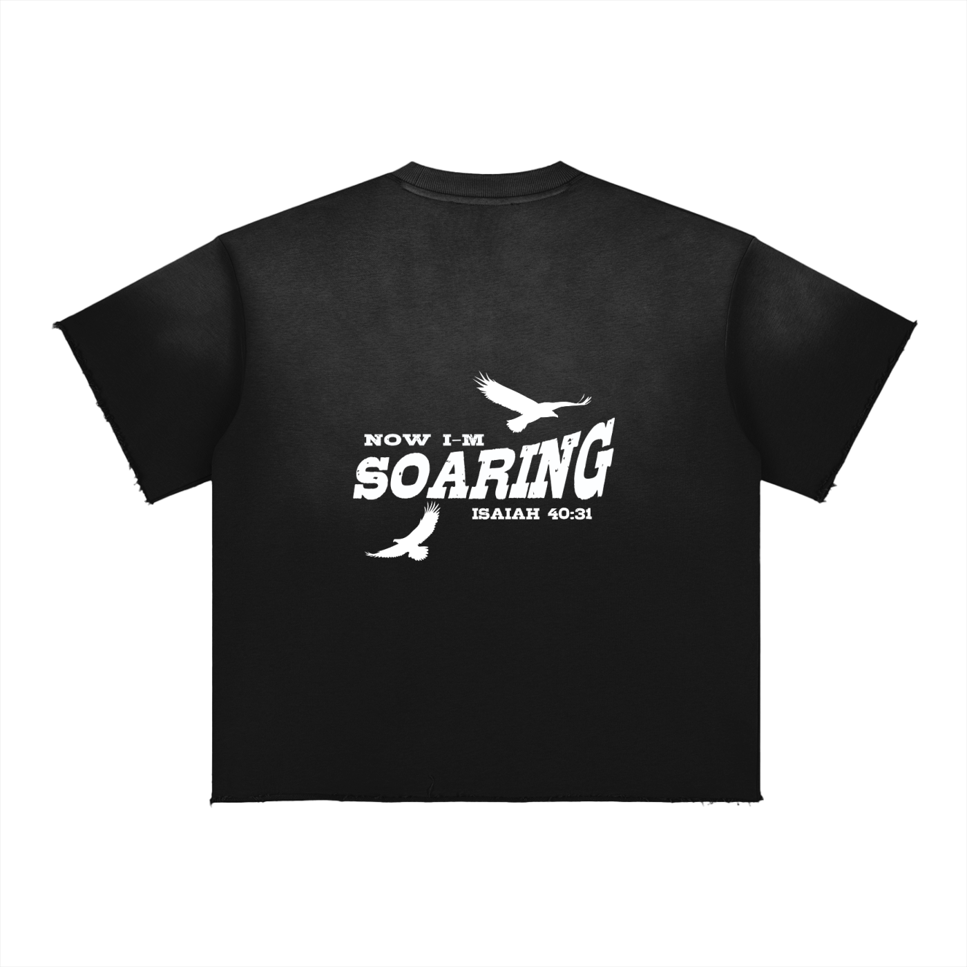 Soaring Sun Fade Raw Edge T-Shirt