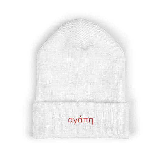 Agape (Love) Embroidered Winter Hat