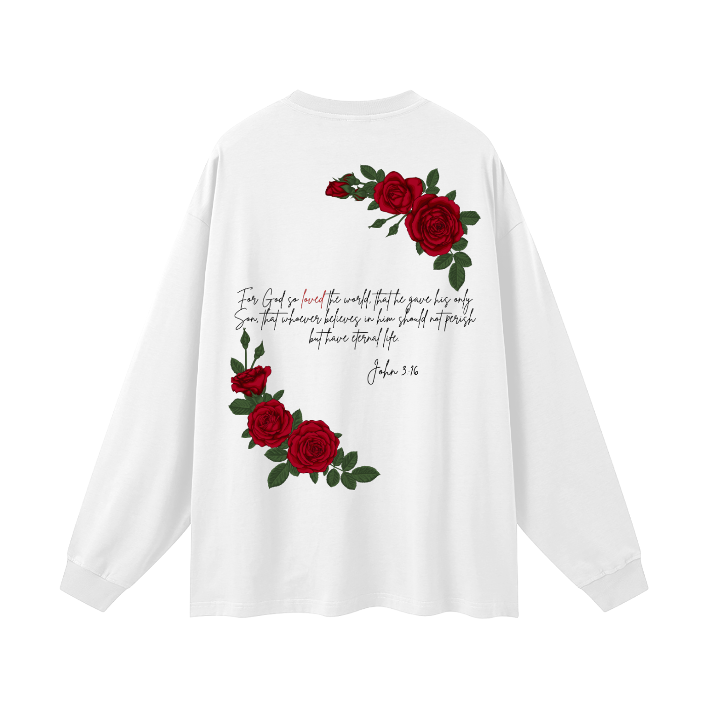Agape (Love) Oversized Unisex Long Sleeve T-Shirt