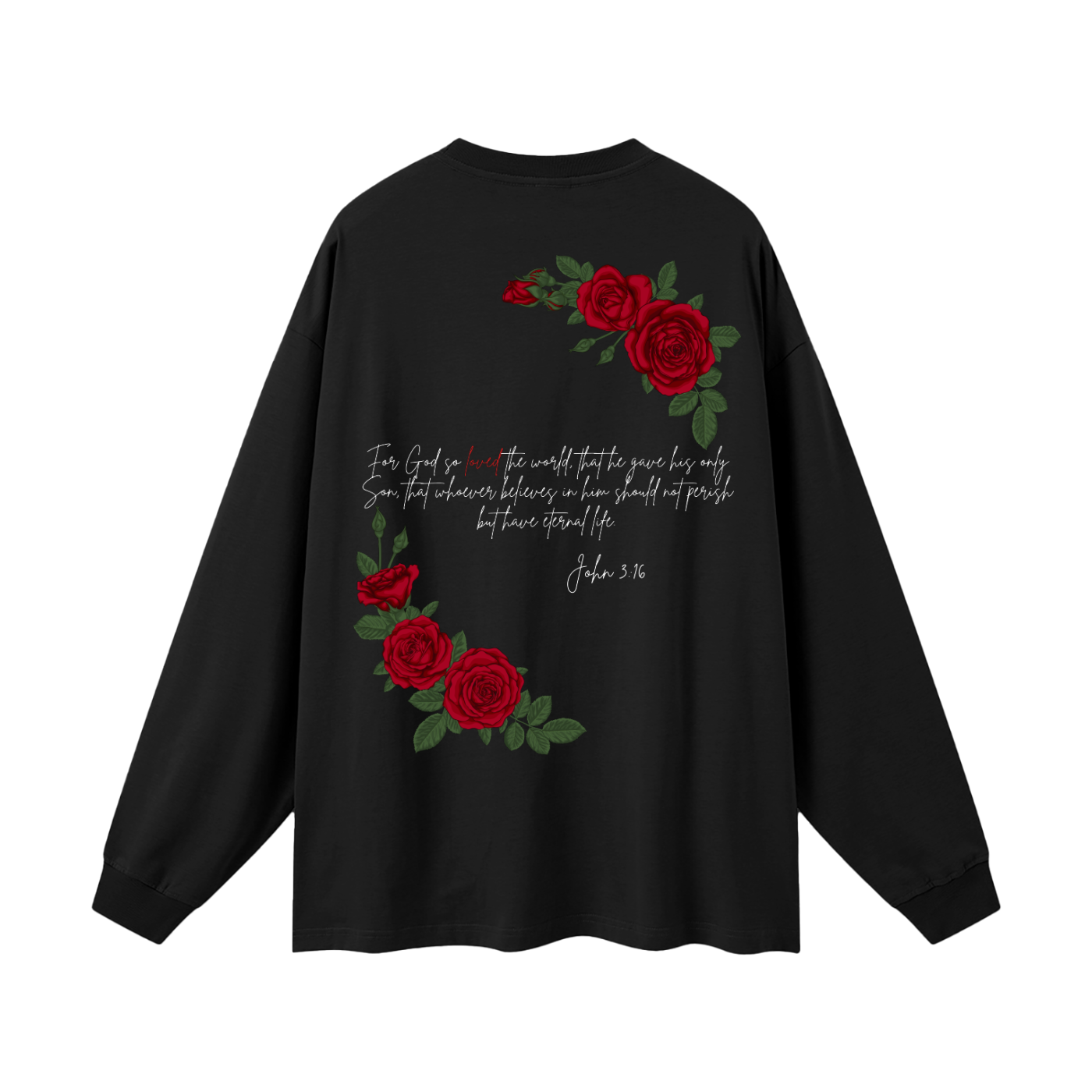 Agape (Love) Oversized Unisex Long Sleeve T-Shirt