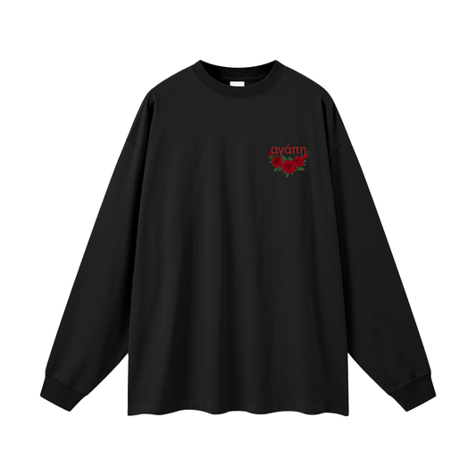 Agape (Love) Oversized Unisex Long Sleeve T-Shirt